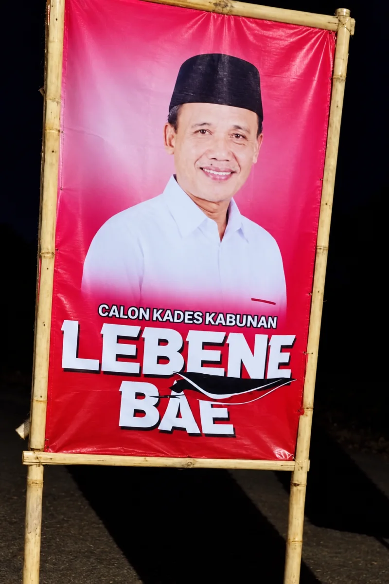 Dua Banner Calon Kades Kabunan Ditemukan Rusak, Warga Minta Pilkades Tetap Damai