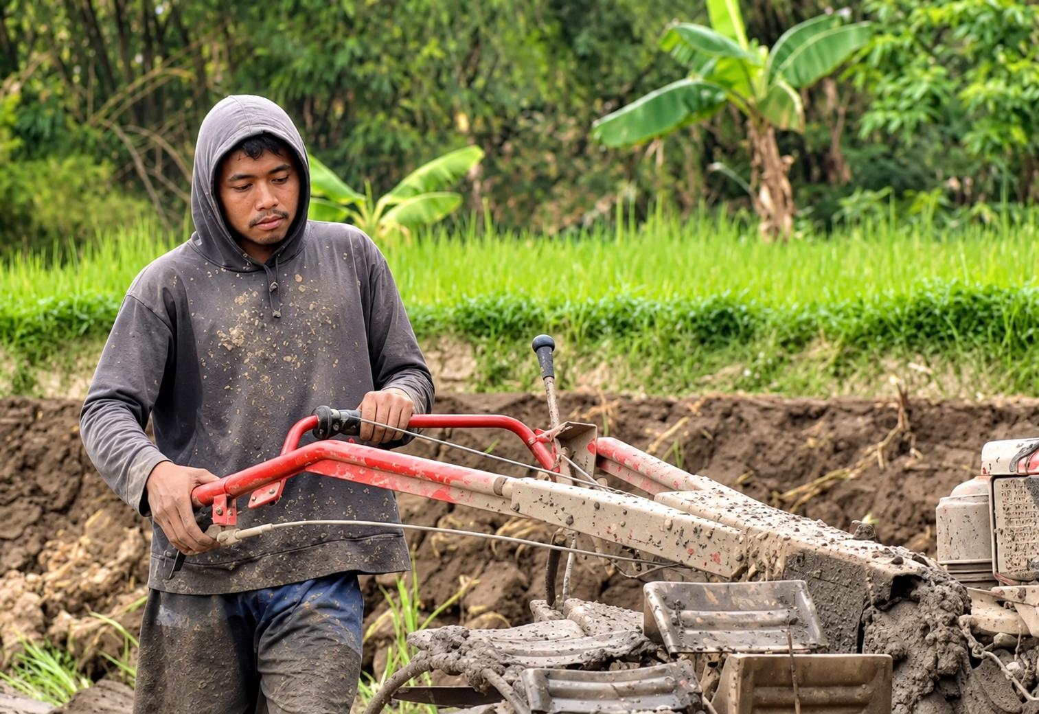 Pertanian Jadi Perhatian Kusmanto,S.Pd, Lahan Produktif Bulakan Ingin Dilindungi dari Kerusakan