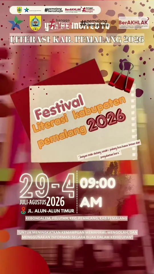 Apa Aja Sih yang Ada di Festival Literasi Kabupaten Pemalang 2026